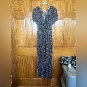 MNG - Floral Wide-Leg Jumpsuit